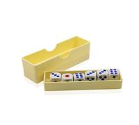 Dés magiques à changement instantané dés rouleaux chiffres exacts avec coin rond tour de magie jouets 6 pièces exécution exquiseTraitement pratique