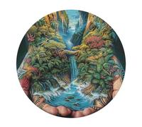 des Mains fantastiques Rond Puzzle 120 Pièces Adultes Enfants Forme d'animal Cadeau Original Inspirations Voyage Célébrités Réduction du Stress Murale 120 PCS