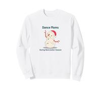 des Mamans Dansent Pendant Casse-Noisette, Noël, Bonhomme de Neige, Ballerine Sweatshirt