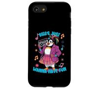 des manchots Amusants pour Hommes, Femmes et Enfants, Oiseaux, veulent Juste s'amuser Coque pour iPhone SE (2020) / 7/8