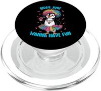 des manchots Amusants pour Hommes, Femmes et Enfants, Oiseaux, veulent Juste s'amuser PopSockets PopGrip pour MagSafe