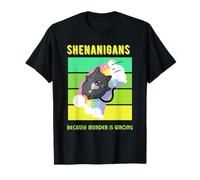 des manigances mystérieuses et douillettes pour la Saint-Patrick Parce qu'un Chat Irlandais T-Shirt