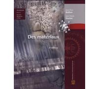 Des matériaux (avec CD-Rom PC), 3e édition