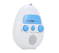 Des mélodies rien que pour vous, radio de douche résistante aux éclaboussures, design compact pour explorer les stations AM et FM, plastique