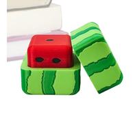 Dés Mignons - Dés Créatifs Pastèque pour Jeux De Société - pour, Adultes et Familles Amusement Éducatif Jeux Mathématiques
