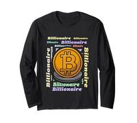 des milliards de Bitcoin milliardaire BTC Crypto-Monnaie Manche Longue