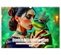 Des mondes de contes de fées sombres, Version française (Calendrier mural 2026 DIN A3 portrait), Calendrier CALVENDO mensuel