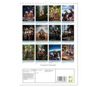 Des mondes de plumes fantastiques (Calendrier mural 2026 DIN A4 vertical), CALVENDO calendrier mensuel