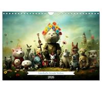 Des mondes étrangers fabuleux (Calendrier mural 2026 DIN A4 horizontal), CALVENDO calendrier mensuel