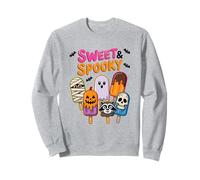 des Monstres à sucettes glacées d'halloween Doux et effrayants Sweatshirt