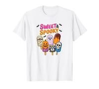 des Monstres à sucettes glacées d'halloween Doux et effrayants T-Shirt