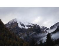 des Montagnes enneigées sont enveloppées de Brouillard - Puzzles de 1500 pièces pour Adultes, idéaux pour se détendre et relever des défis (14 Ans et Plus)