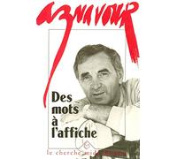 Des mots à l'affiche