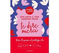 Collectif – Des mots à ton adresse pour te dire merci – 8 poèmes intemporels – Broché