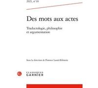 Des mots aux actes Florence Lautel-Ribstein (Direction), Collectif (Auteur)