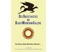 Des Objectivistes au Black Mountain College - Collectif - Librairie De La Nerthe - broché - Essai