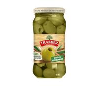 Des olives vertes charnues sans résidus de pesticides pour vos apéritifs - TRAMIER, bocal de 160g - Lot de 3