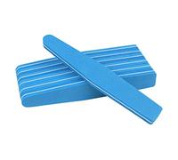 des ongles à double face, des blocs de sable tampo Lot de 50 blocs polissoirs à ongles, grain 100/180, multicolores, en forme de diamant, éponge double face(Blu)