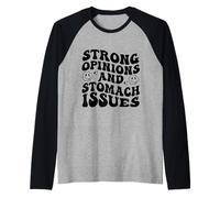 des Opinions Fortes et des problèmes d'estomac drôles Manche Raglan