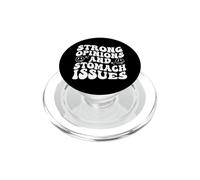 des Opinions Fortes et des problèmes d'estomac drôles PopSockets PopGrip pour MagSafe