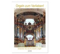 Des orgues à tomber amoureux !, Version française (Calendrier mural 2026 DIN A3 portrait), Calendrier CALVENDO mensuel