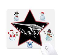 des os de dinosaure fossiles le bonhomme de neige étoile tapis de souris