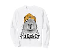 des Papas Sexy pleurent Un Animal Capybara drôle pour la première Fois Sweatshirt
