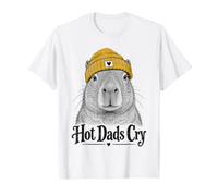 des Papas Sexy pleurent Un Animal Capybara drôle pour la première Fois T-Shirt
