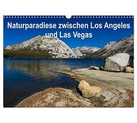 Des paradis naturels entre Los Angeles et Las Vegas, Version française (Calendrier mural 2026 DIN A3 portrait), Calendrier CALVENDO mensuel