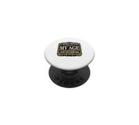 des Personnes âgées drôles, Je ne Sais Pas Comment agir, Mon âge, ma Retraite PopSockets PopGrip Adhésif