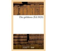 Des pétitions - de Banald - Hachette Bnf - broché - Livre