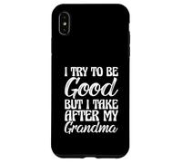 des Petits-Enfants drôles, j'essaie d'être Bons mais Je m'en Prends à ma Grand-mère Coque pour iPhone XS Max