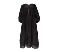 Des Petits Hauts - Long Cotton Dress - Femme - Robes - Noir - Taille: 42 FR