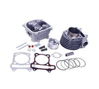 des pièces de rechange Kit de reconstruction de moteur de scooter GY6 150cc 57,4 mm Kit de culasse Ensemble de culasse adapté for cyclomoteur 4 temps 157QMJ Go-Kart ATV