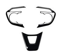 Des Pièces De Rechange Pour Corolla 2020, Garniture De Cadre De Volant, Autocollant Décoratif, 3 Pièces(Glossy Black)