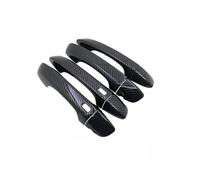 Des Pièces De Rechange Pour Golf Sportsvan SV 2015 2016 2017 2018 2019 2020, Garnitures De Poignée De Porte En Fibre De Carbone Accessoires Voiture Autocollants(4Handle 2 Buttons)