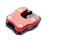 des pièces de Rechange pour Honda PCX150 PCX160 PCX125 2010-présent 2024 2023 Béquille Latérale Moto Agrandisseur Béquille Agrandir Plaque Coussinet(Rood)