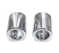 Des Pièces Rechange Lot De 2 Embouts D'échappement Pour BMW X1 F49 F48 2019+ Remplacement De L'embout D'échappement Embout De Silencieux Réglage(Silver)