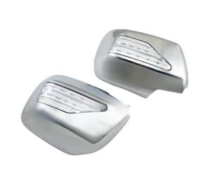 Des Pièces Rechange Style De Pâte De Garniture De Couverture De Miroir De Porte De Voiture Pour Toyota Previa 1998-2005(Chrome Silver B)
