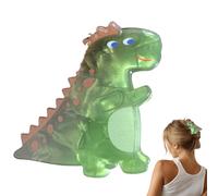 Des pinces à cheveux à la mode, des clips de griffe mignons | Clips de dinosaures drôles en acrylique,Outils de style coiffure non folie solides accessoires de cheveux pour les filles