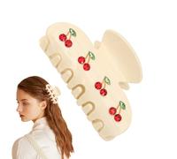 Des Pinces À Cheveux Pour Les Femmes | Cliffes De Pince À Cheveux Acétate | Clips De Griffes De Cheveux Non Glissées Pour Les Filles, Strong Hold Acrylique Cherry Claw Clips Pour Les Cheveux Épais