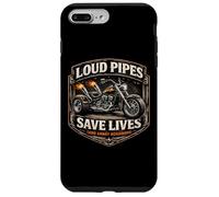 des Pipes bruyantes sauvent des Vies et embêtent Les voisins | Trike Funny Biker Coque pour iPhone 7 Plus/8 Plus