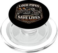 des Pipes bruyantes sauvent des Vies et embêtent Les voisins | Trike Funny Biker PopSockets PopGrip pour MagSafe