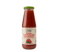 Des plats savoureux en un tour de main avec PIETRO CASTELLI, pulpe de tomates au basilic onctueuse, 680g - Lot de 4
