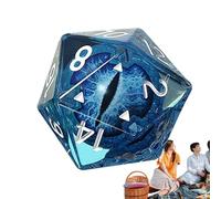 Dés Polyédriques À 20 Côtés - Dés D'œil De Dragon, Jeu De Rô RPG | Dés De Couleur pour Jeux De Société, Collection De Dés pour Jeux De Table, Accessoires Interactifs pour Amateurs De Jeux