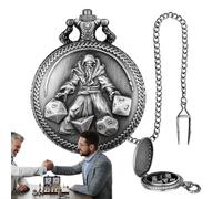 Dés polyédriques en vrac, jeu de dés de montre de poche, petit jeu de dés de jeu 7X, dés polyédriques, dés en métal multi-faces pour accessoires de jeux de rôle