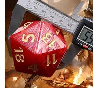 Dés polyédriques géants - Grand D20 de 55 mm pour Donjons et Dragons, RPG, jeux de table MTG