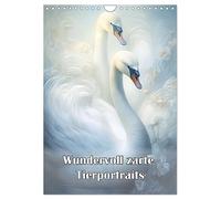 Des portraits d'animaux merveilleusement tendres, Version française (Calendrier mural 2026 DIN A4 portrait), Calendrier CALVENDO mensuel