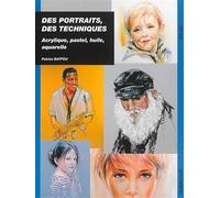 Des portraits des techniques acrylique, pastel, huile aquarelle