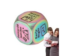 Dés pour décider de la date d"un couple - Dés colorés drôles pour San, dés pour décider de la date interactive, dés pour décider des soirées de rendez-vous pour San et anniversaires